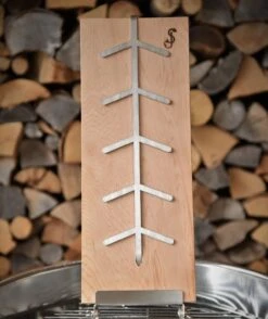 Flammlachsbrett Buche 190mm Klemm-Variante Mit 11mm Nut