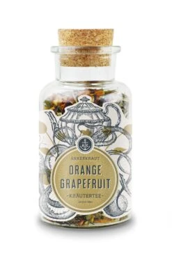 Ankerkraut Tee-Box "Mit Allen Wassern Gewaschen" - Mit Sencha Gojibeere, Nachthimmel, Orange Grapefruit -Angebote Grillgarten Store Ankerkraut Orange Grapefruit 4260347897909