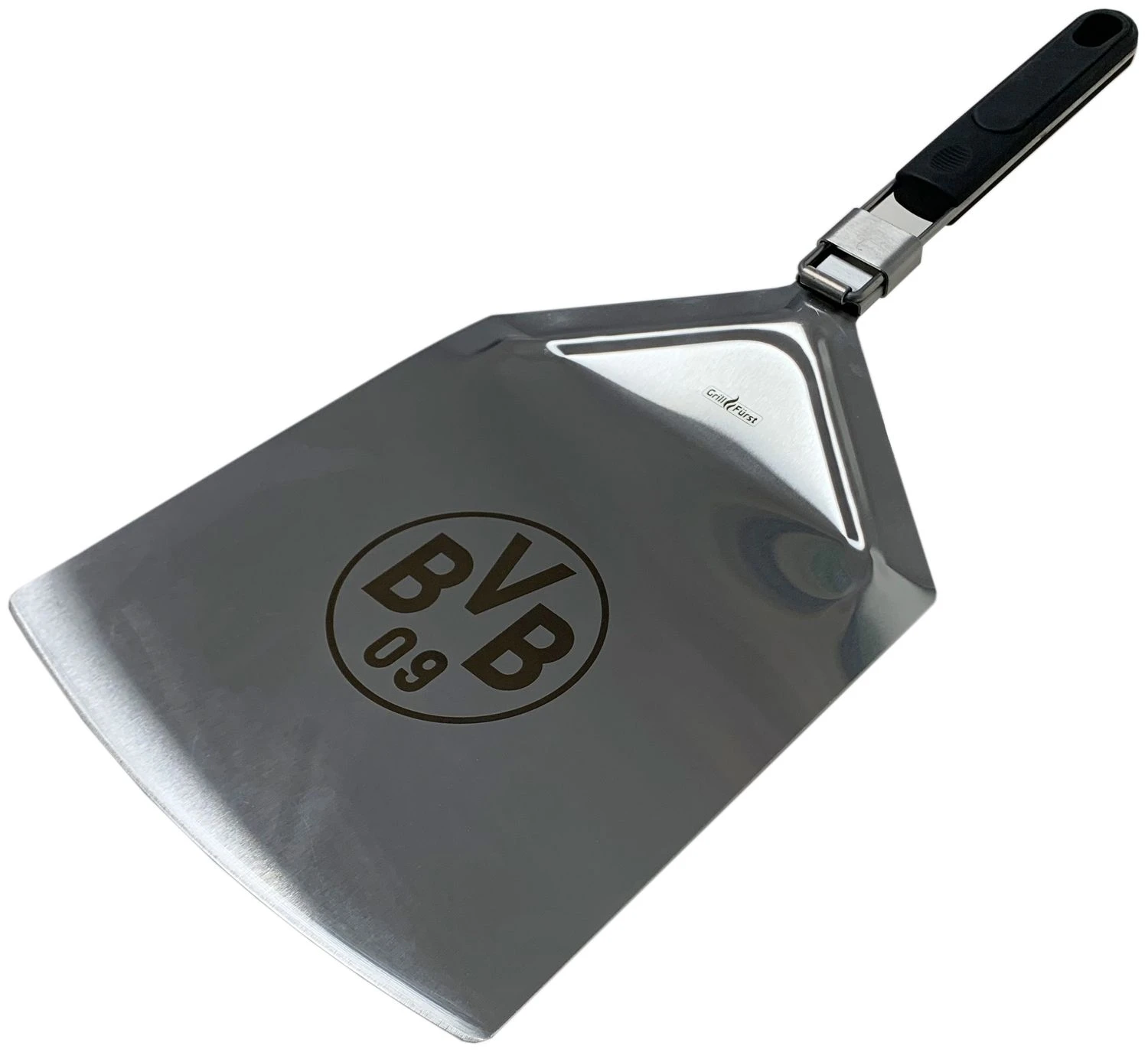 Grillfürst Pizzaheber / Pizzaschieber Edelstahl Klappbar - Borussia Dortmund Edition 1 Grillfürst Pizzaheber / Pizzaschieber Edelstahl Klappbar - Borussia Dortmund Edition