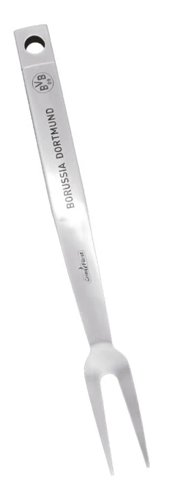 Grillfürst Premium Grillbesteck Set Mit Grillzange, -Wender Und -Gabel - Borussia Dortmund Edition In Geschenkverpackung -Angebote Grillgarten Store BVB Premium Grillgabel Edelstahl
