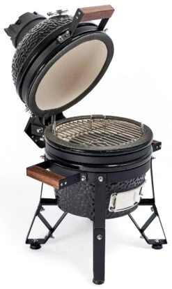 The Bastard Keramikgrill Classic Small - Schwarz Glänzend - Modell 2023 -Angebote Grillgarten Store Bastard Grill Classic Small BC206 seitlich
