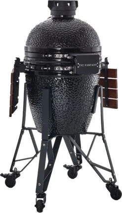 The Bastard Keramikgrill Classic Medium - Complete - Schwarz Glänzend - Modell 2023 -Angebote Grillgarten Store Bastard Grill Medium Complete Rueckseite BC203