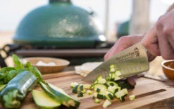 Big Green Egg Messerset -Angebote Grillgarten Store Big Green Egg Kochmesser wuerfeln 117687