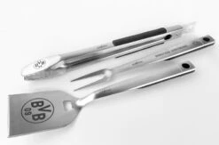 Grillfürst Premium Grillbesteck Set Mit Grillzange, -Wender Und -Gabel - Borussia Dortmund Edition In Geschenkverpackung -Angebote Grillgarten Store Borussia Dortmund Premium Grillbesteck Wender Zange Gabel