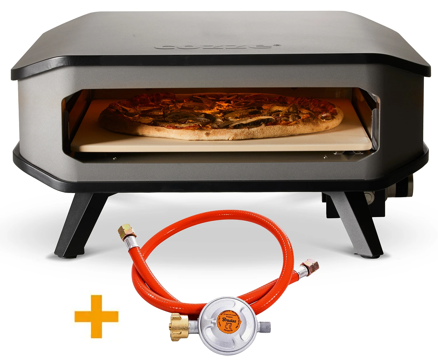 COZZE Pizzaofen Gas 42,5 Cm (17") - Inkl. Pizzastein 1 COZZE Pizzaofen Gas 42,5 Cm (17") - Inkl. Pizzastein