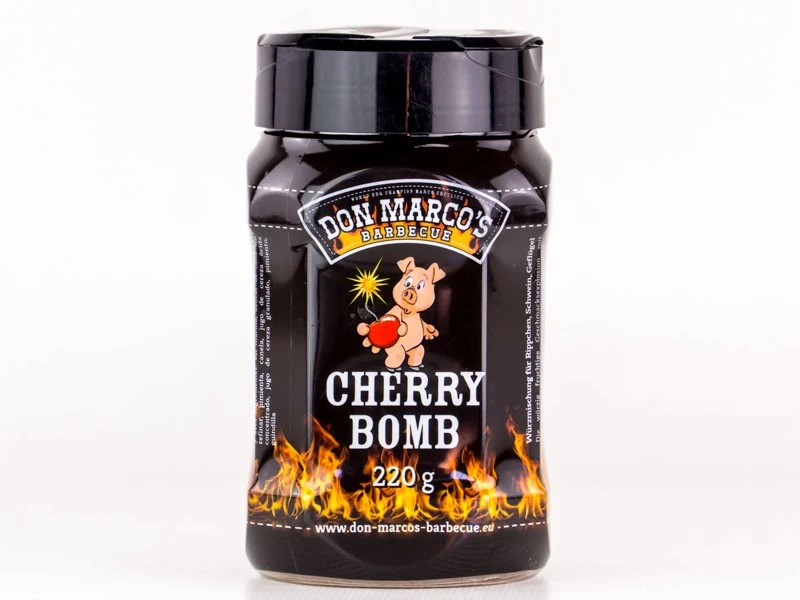 Don Marcos Cherry Bomb BBQ Rub 220g Dose 1 Don Marcos Cherry Bomb BBQ Rub 220g Dose
