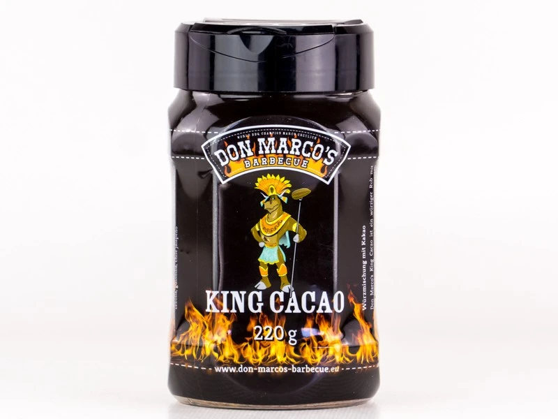 Don Marcos King Cacao BBQ Rub 220g Dose 1 Don Marcos King Cacao BBQ Rub 220g Dose