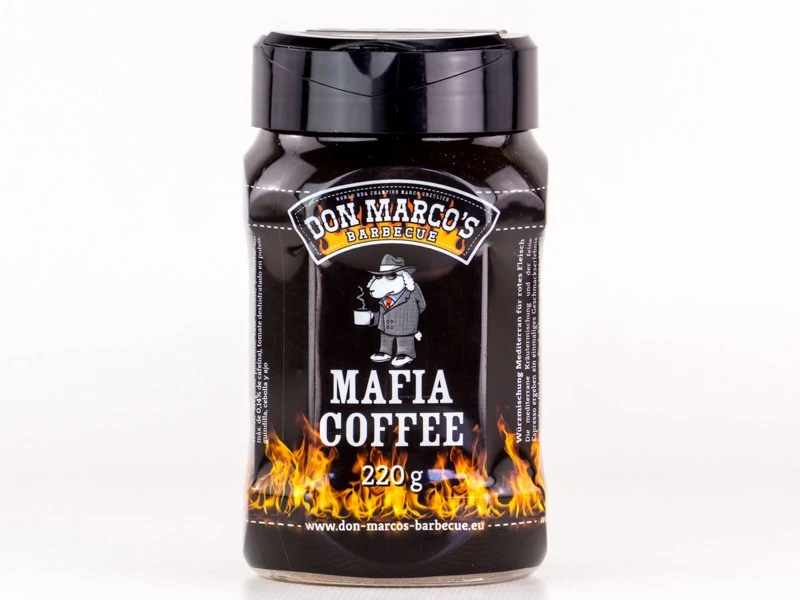 Don Marcos Mafia Coffee Rub BBQ Rub 220g Dose 1 Don Marcos Mafia Coffee Rub BBQ Rub 220g Dose