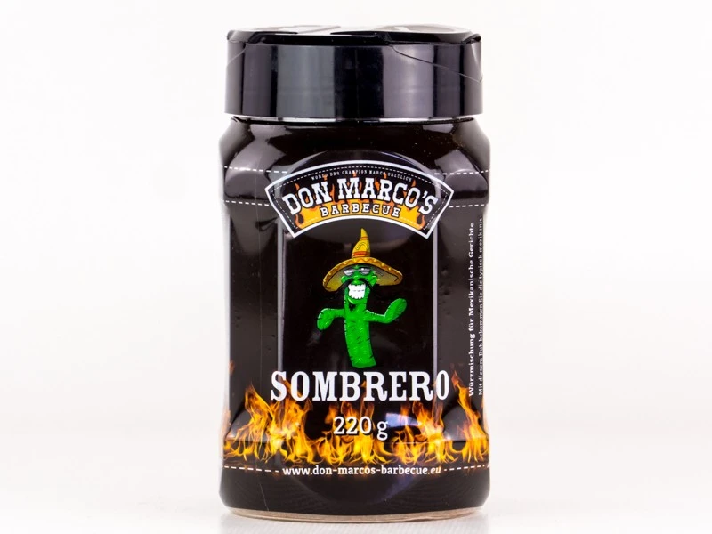 Don Marcos Sombrero BBQ Rub 220g Dose 1 Don Marcos Sombrero BBQ Rub 220g Dose
