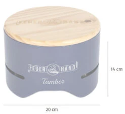 Feuerhand Tischgrill Tamber Blau -Angebote Grillgarten Store Feuerhand Tamber Tischgrill Blau Abmessungen