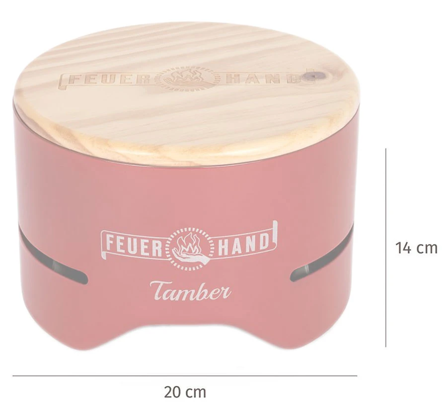 Feuerhand Tischgrill Tamber Rot 3 Feuerhand Tischgrill Tamber Rot – Bild 3