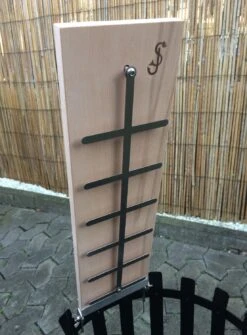 Flammlachsbrett Buche 140mm Schraub-Variante Mit 11mm Nut -Angebote Grillgarten Store Flammlachsbrett 140mm Schraub