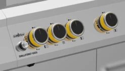 Grillfürst G521G 5-Brenner Edelstahl-Gasgrill Borussia Dortmund Edition Mit Hochtemperaturbrenner, Heckbrenner Und Gusseisen Rosten 16 Grillfürst G521G 5-Brenner Edelstahl-Gasgrill Borussia Dortmund Edition Mit Hochtemperaturbrenner, Heckbrenner Und Gusseisen Rosten -Angebote Grillgarten Store G521 BVB Drehregler Bedienblende Dortmund Grill Edelstahl