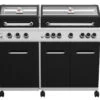 Grillfürst G750G 7-Brenner Doppelkammer - Gasgrill - 1. FC Köln Edition - Gusseisenroste