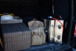 Grillfürst G201E 2-Brenner Gasgrill Portabel V2 - Campinggrill / Balkongrill 50mbar -Angebote Grillgarten Store Grillfuerst Camping Gasgrill G201 Kofferraum 2