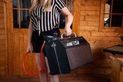 Grillfürst G201E 2-Brenner Gasgrill Portabel V2 - Campinggrill / Balkongrill 50mbar -Angebote Grillgarten Store Grillfuerst Camping Gasgrill G201 Transport 2