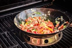 Grillfürst Edelstahl Wok Ø 30 Cm Mit Wokring Für Seitenkocher / Grillrost -Angebote Grillgarten Store Grillfuerst Edelstahl Wok 1