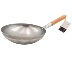 Grillfürst Edelstahl Wok Ø 30 Cm Mit Wokring Für Seitenkocher / Grillrost