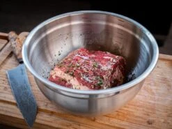 Grillfürst BBQ 3er Edelstahlschüssel Set Mit Glasdeckel -Angebote Grillgarten Store Grillfuerst Edelstahlschuessel marinieren