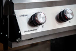 Grillfürst G401E 4-Brenner Einbaugrill - Eintracht Frankfurt Edition - Edelstahlroste -Angebote Grillgarten Store Grillfuerst Eintracht Frankfurt Gasgrill Drehregler 1
