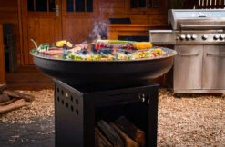 Grillfürst Feuerplatte - Feuerstelle Mit 6 Mm Edelstahl Grillplatte Mit Grillrost -Angebote Grillgarten Store Grillfuerst Feuerplatte Edelstahlplatte