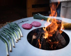 Grillfürst Feuerplatte - Feuerstelle Mit 6 Mm Edelstahl Grillplatte Mit Grillrost -Angebote Grillgarten Store Grillfuerst Feuerplatte Gemuese Burger