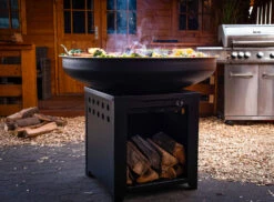 Grillfürst Feuerplatte - Feuerstelle Mit 6 Mm Edelstahl Grillplatte Mit Grillrost -Angebote Grillgarten Store Grillfuerst Feuerplatte Planchagrillen