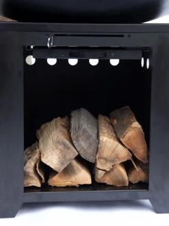 Grillfürst Feuerplatte - Feuerstelle Mit 6 Mm Edelstahl Grillplatte Mit Grillrost -Angebote Grillgarten Store Grillfuerst Feuerplattengrill Holzfach