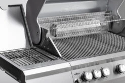 Grillfürst G521E Smart Grill - Mit Automatischer Temperatursteuerung, Hochtemperaturbrenner, Heckbrenner Und Edelstahl Rosten -Angebote Grillgarten Store Grillfuerst G521E Smart Grill Edelstahl Grillroste