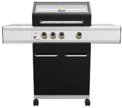 Grillfürst G310G 3-Brenner Gasgrill Borussia Dortmund Edition Mit Hochtemperaturbrenner Und Gusseisen Rosten