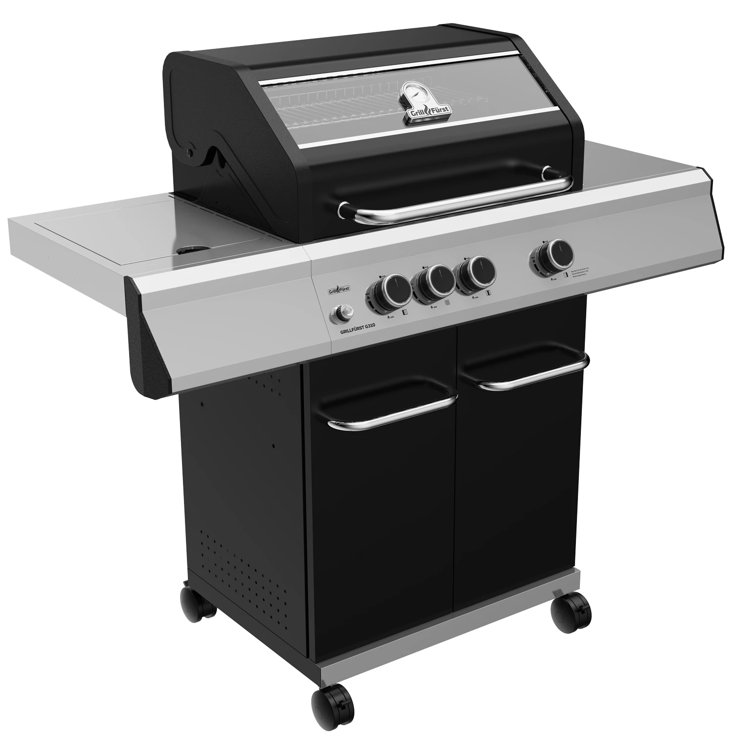 Grillfürst G310E 3-Brenner Gasgrill Mit Hochtemperaturbrenner Und Edelstahl Rosten 2 Grillfürst G310E 3-Brenner Gasgrill Mit Hochtemperaturbrenner Und Edelstahl Rosten – Bild 2