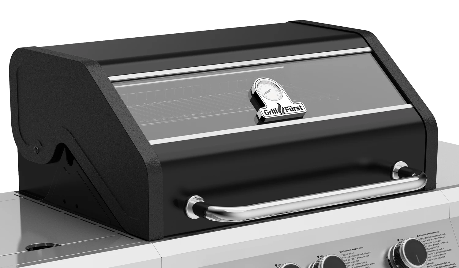Grillfürst G310G 3-Brenner Gasgrill Mit Hochtemperaturbrenner Und Gusseisen Rosten 3 Grillfürst G310G 3-Brenner Gasgrill Mit Hochtemperaturbrenner Und Gusseisen Rosten – Bild 3