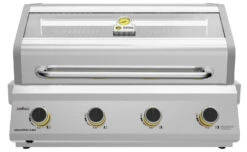 Grillfürst G401E Borussia Dortmund Edition 4-Brenner Edelstahl - Einbaugrill Mit Edelstahl Rosten