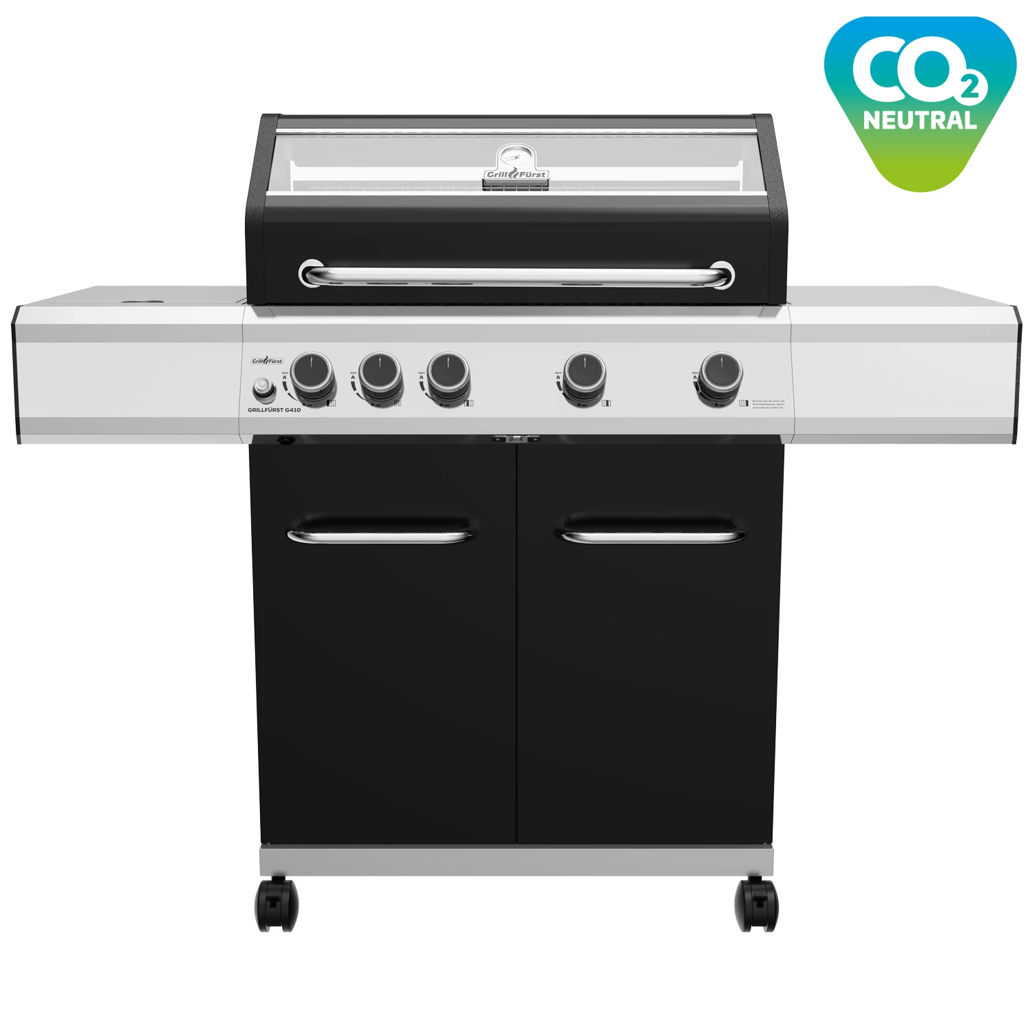 Grillfürst G410G 4-Brenner Gasgrill Mit Hochtemperaturbrenner Und Gusseisen Rosten 1 Grillfürst G410G 4-Brenner Gasgrill Mit Hochtemperaturbrenner Und Gusseisen Rosten