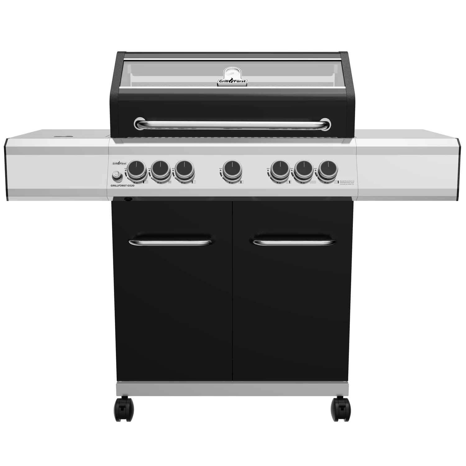 Grillfürst G520E 5-Brenner Gasgrill Mit Hochtemperaturbrenner, Heckbrenner Und Edelstahl Rosten - X-DEAL Inkl. Zubehörpaket 1 Grillfürst G520E 5-Brenner Gasgrill Mit Hochtemperaturbrenner, Heckbrenner Und Edelstahl Rosten - X-DEAL Inkl. Zubehörpaket
