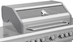 Grillfürst G521G 5-Brenner Edelstahl-Gasgrill Mit Hochtemperaturbrenner, Heckbrenner Und Gusseisen Rosten -Angebote Grillgarten Store Grillfuerst Gasgrill G521G Edelstahl Sichtscheibe