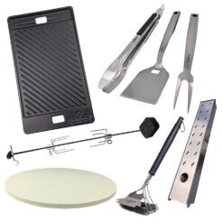 Grillfürst G521E 5-Brenner Edelstahl-Gasgrill Mit Hochtemperaturbrenner, Heckbrenner Und Edelstahl Rosten - X-DEAL Inkl. Zubehörpaket -Angebote Grillgarten Store Grillfuerst Gasgrills X Deals Zubehoerpaket E