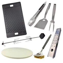 Grillfürst G521G 5-Brenner Edelstahl-Gasgrill Mit Hochtemperaturbrenner, Heckbrenner Und Gusseisen Rosten - X-DEAL Inkl. Zubehörpaket -Angebote Grillgarten Store Grillfuerst Gasgrills X Deals Zubehoerpaket G