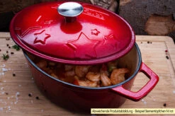 Grillfürst Dutch Oven Sternentöpfchen / Gusseisen Bräter - Emailliert - M - Lila -Angebote Grillgarten Store Grillfuerst Sternentoepfchen M Gusseisenbraeter Beispiel