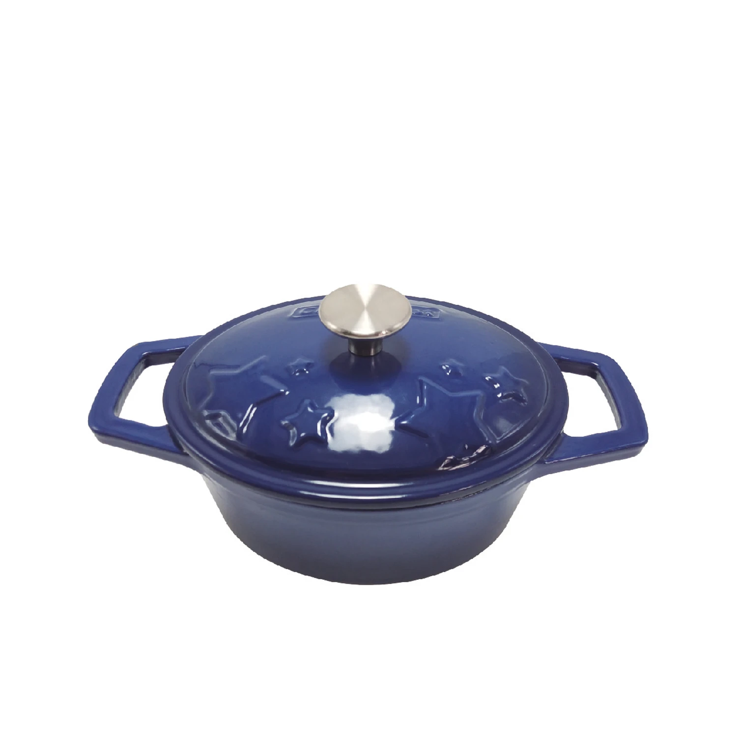 Grillfürst Dutch Oven Sternentöpfchen / Gusseisen Bräter - Emailliert - S - Blau 1 Grillfürst Dutch Oven Sternentöpfchen / Gusseisen Bräter - Emailliert - S - Blau