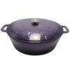 Grillfürst Dutch Oven Sternentöpfchen / Gusseisen Bräter - Emailliert - XL - Lila