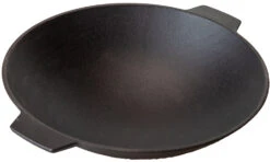 Grillfürst Gusseisen Wok Mit 2 Griffen Ø 30 Cm