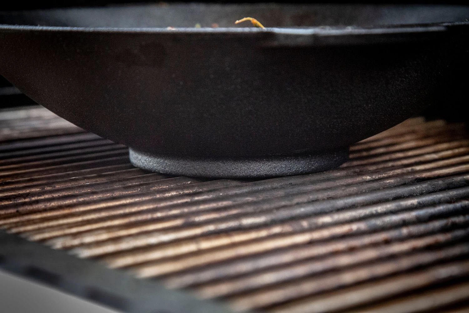 Grillfürst Gusseisen Wok Mit 2 Griffen Ø 30 Cm 3 Grillfürst Gusseisen Wok Mit 2 Griffen Ø 30 Cm – Bild 3