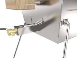 Knister Edelstahl-Gasgrill - Ausziehbarer Kompaktgrill 14 Knister Edelstahl-Gasgrill - Ausziehbarer Kompaktgrill -Angebote Grillgarten Store Knister Edelstahl Gasgrill Kompaktgrill Gasanschluss Detail