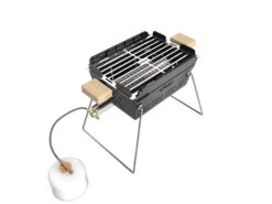 Knister Gasgrill - Ausziehbarer Kompaktgrill 22 Knister Gasgrill - Ausziehbarer Kompaktgrill -Angebote Grillgarten Store Knister Gasgrill zusammengeschoben