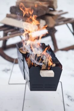 Knister Grill Original - Ausziehbarer Holzkohle Kompaktgrill -Angebote Grillgarten Store Knister Grill Holzfeuer