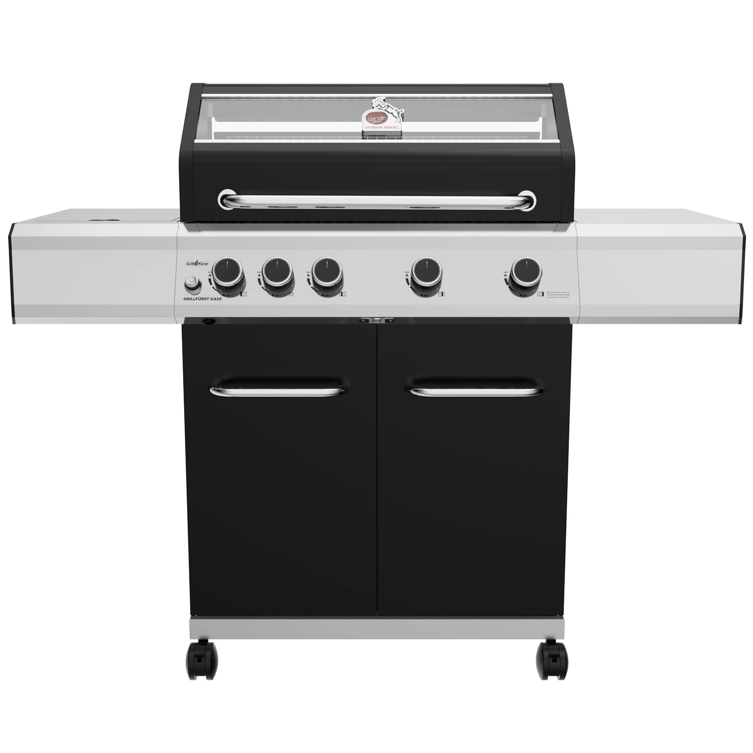 Grillfürst G410E 4-Brenner Gasgrill - 1. FC Köln Edition - Edelstahlroste 1 Grillfürst G410E 4-Brenner Gasgrill - 1. FC Köln Edition - Edelstahlroste