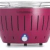 LotusGrill S - Holzkohle Tischgrill - Pflaumenlila Inkl. Tasche