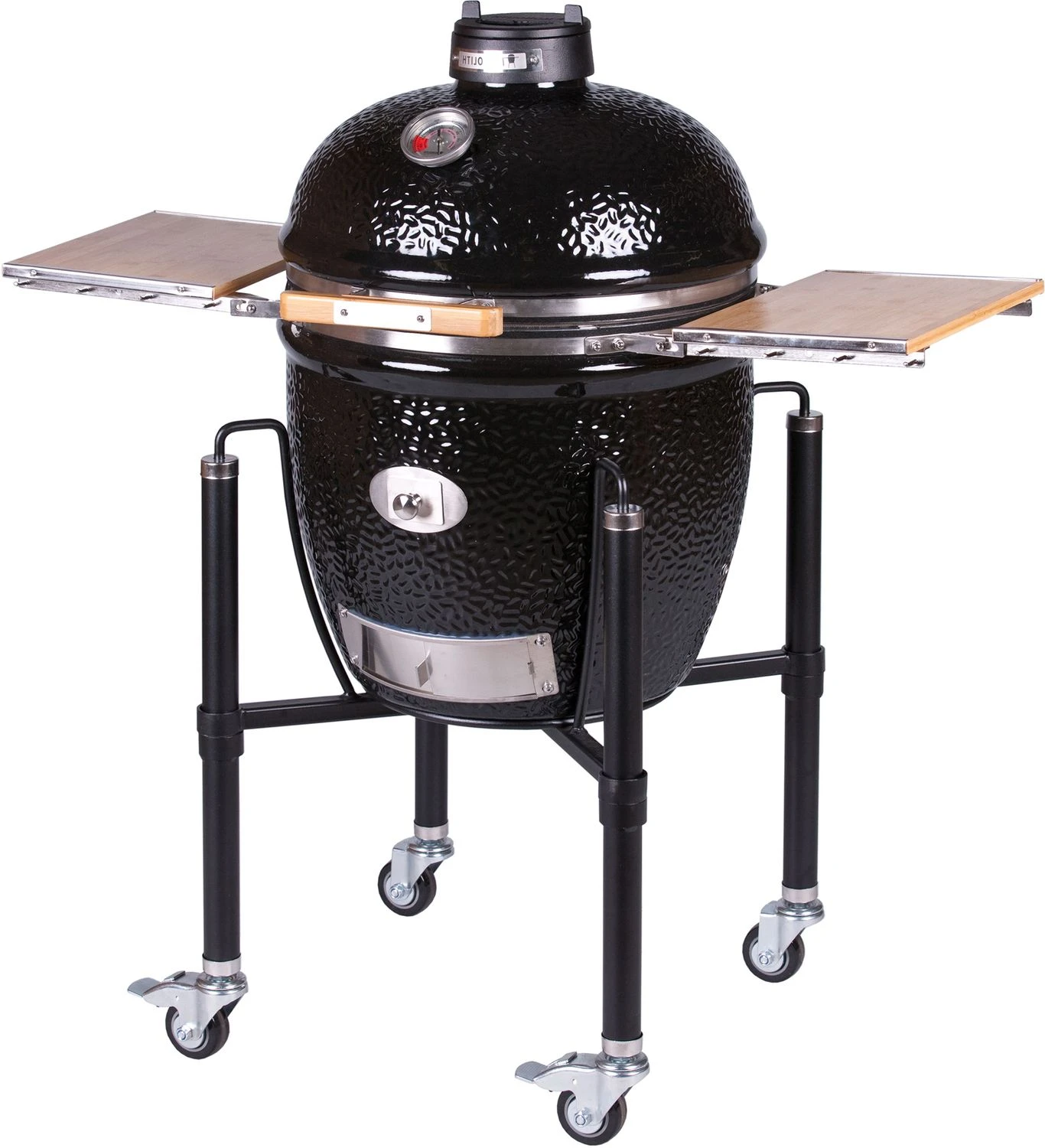 Monolith Grill CLASSIC BBQ GURU - PRO-Serie 2.0 Schwarz - MIT Gestell Und Seitentischen 2 Monolith Grill CLASSIC BBQ GURU - PRO-Serie 2.0 Schwarz - MIT Gestell Und Seitentischen – Bild 2