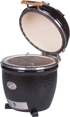 Monolith Grill CLASSIC BBQ GURU - PRO-Serie 2.0 Schwarz - OHNE Gestell Und Seitentische - Inkl. UltraQ Controller Set -Angebote Grillgarten Store Monolith Keramik Grill Classic PRO Serie 2 0 129002 black 11